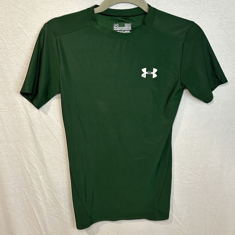 UNDER ARMOUR MENS HEAT GEAR SHORT SLEEVE FITTED SHIRT SIZE MEDIUM